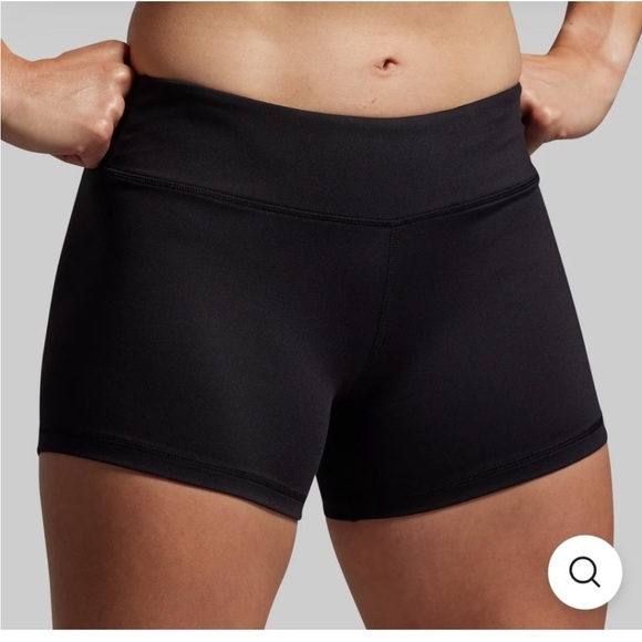Born Primitive Pants - Born Primitive Women's Classic Black Booty Athletic Shorts 3” inseam